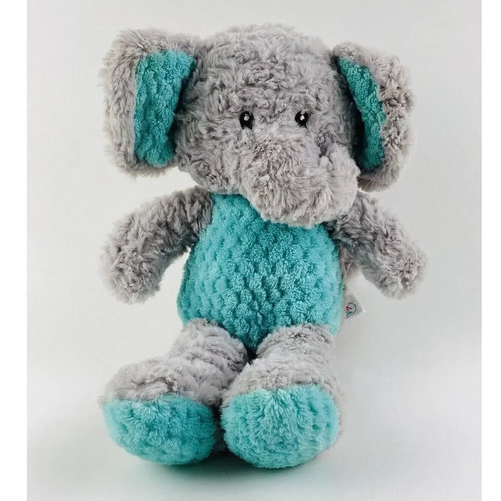 Spark Create Imagine Elephant Plush Stuffed Animal Toy Rattles & Ears Crinkle - Picture 1 of 7